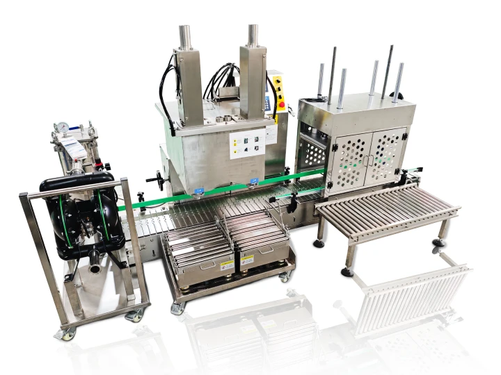 sightec-f50D-double-nozzles-filling-machine-top-view